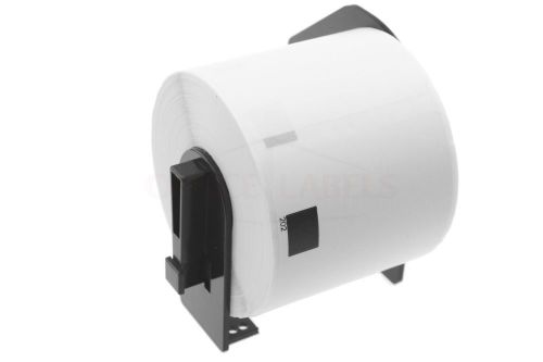 5 rolls of dk-1202 compatible labels for brother ql printer 2-3/7&#034; x 4&#034; for sale