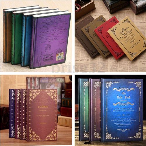 Various Classic Notebook Writer Blank Diary Book Travel Journal Paper Hard cover