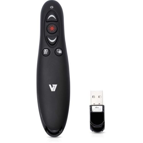 V7 WP1000-24G-19NB V7 Professional Wireless Presenter with Laser Pointer and mic
