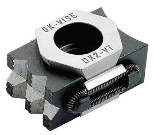 Mitee-bite model dk2-vti+5 machinable single-wedge ok-vise workholding clamp for sale