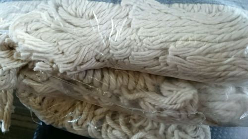 Industrial 35&#034;x5&#034; Dust Mop Pad  Yarn Disposable Head Refill Replacement lot of 2