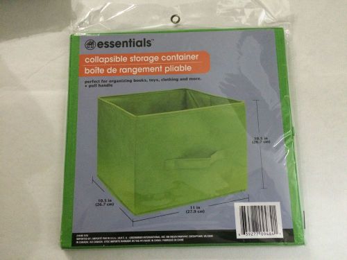 Essentials Collapsible Storage Container 10.5x11x10.5&#034;