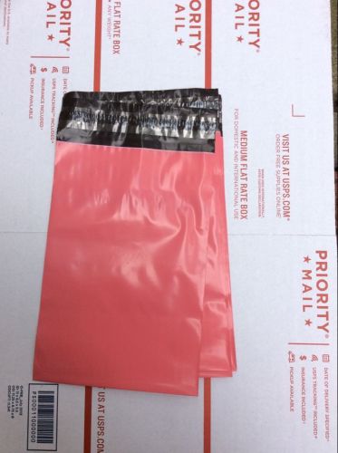 20 shipping bags 6x9 Pink color Poly Mailers Shipping Envelopes..