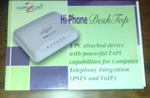 CASE of 10 Way2Call Hi-Phone Desktop USB Telephone Interface  HD00USGR02