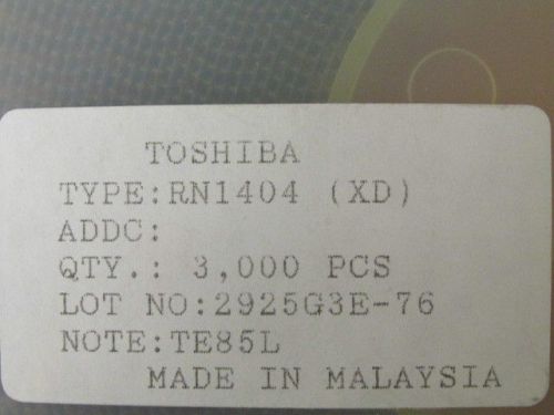 6000 PCS TOSHIBA RN1404TE85L  DIODES