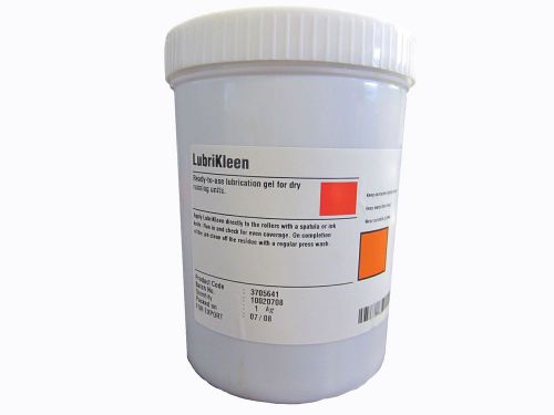 LubriKleen Lubrication Gel for Dry Running Units Offset Press Printing