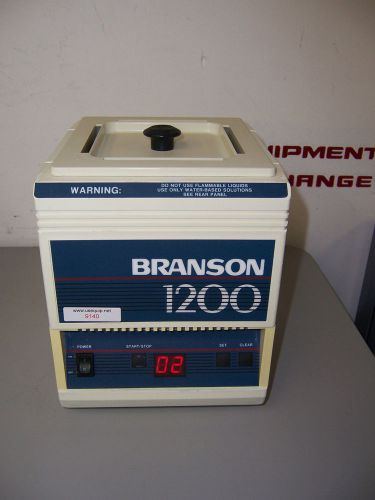 9140 BRANSON 1200 B1200R-3 ULTRASONIC TANK W/ LID 4 x 4.25 x 5.75&#034; TANK