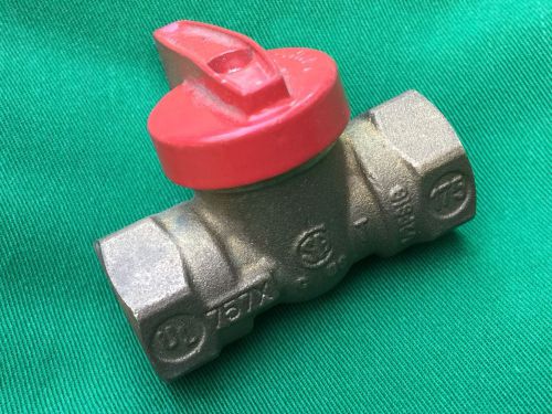 1/2 inch brass drain pet cock shut off switch valve fuel gas air ball knob 757x for sale