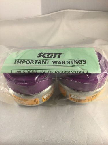 Scott Respirator Combination Filter Cartridge 642-OA-P100 P/N 804993-01 2 Pack