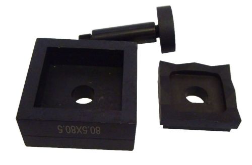 Hole punch knockout die 3 1/8&#034; x 3 1/8&#034; (80,5 x 80,5 mm) d-set-80 for sale