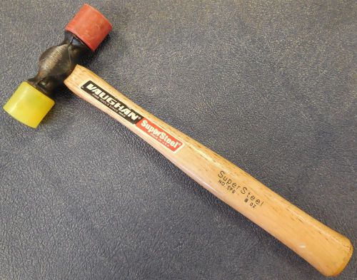 VAUGHAN SF6 6oz. Supersteel Soft Face Hammer w/ 10&#034; Wood Handle, NEW, USA