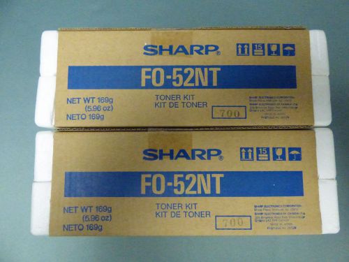 Lot of 6 Sharp FO-52NT  toner kit