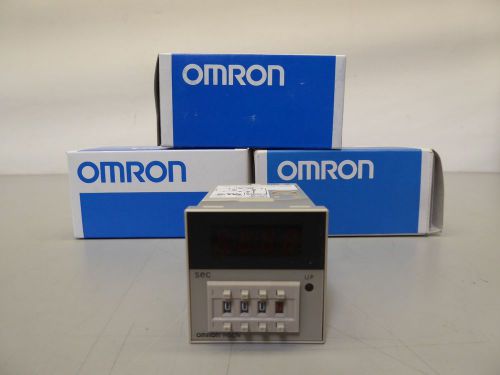 D127563 Lot (3) Omron H5CN Digital Timers 999.9s