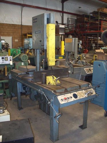 #9405: peerless semi-auto vertical bandsaw fabrication equipment for sale