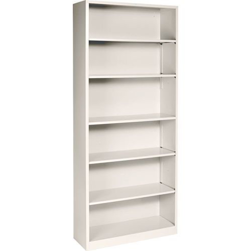 6-Shelf Bookcase 34-1/2&#034;W Putty Home Business Office C633101