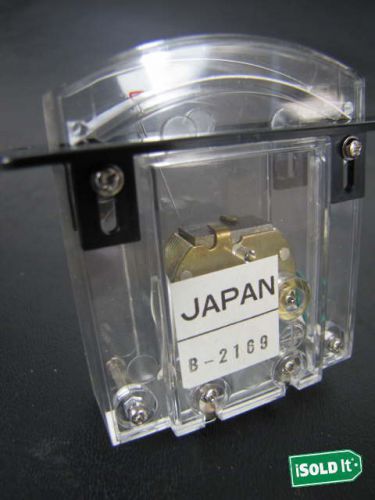 NEW NOS B-2169 B2169 DEMAND METER 0% TO 100% JAPAN CLEAR PLASTIC CASE NEW IN BOX