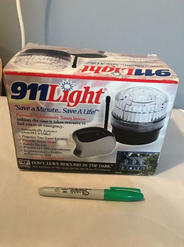 911 light &#039;save a minute,,,, save a life, new
