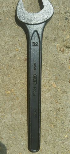 ASAHI ASH TOOLS 32mm Forged Steel Single Open End Wrench T-06