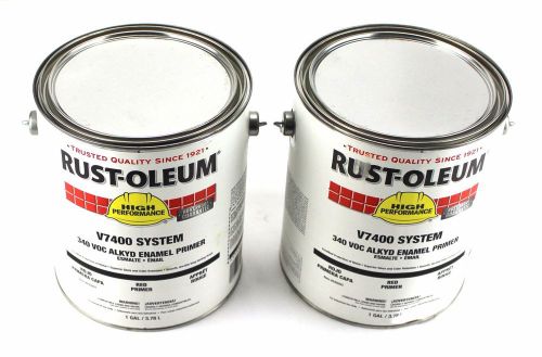 Rust oleum rusty metal alkyd enamel primer red v7400 system 2 gallon 245503 3q* for sale
