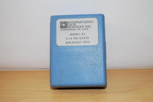 IDS International Data Sciences Model 61 EIA Tri-State Breakout Box as Pictured