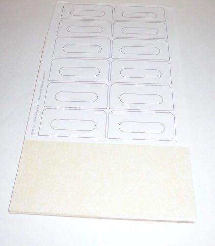 Cassette Labels 12 Up Parchment Tan (Neato) 300