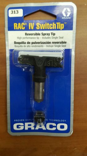 GRACO RAC  IV Switch Tip 313, 221311, Reversible Spray Tip, Includes Single seal
