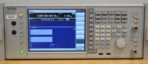 Anritsu mg3710a vector signal generator dual 9khz-6ghz outputs, lte, awgn hi pwr for sale