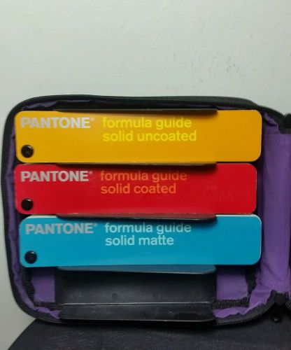 Pantone FORMULA GUIDE  Solid Uncoated, solid matte,solid coated in zippered case