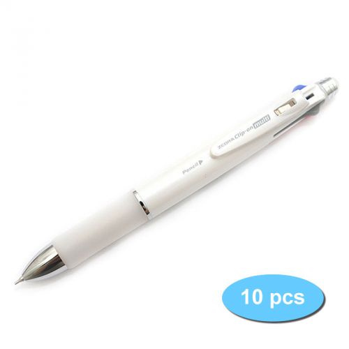 Zebra B4SA3 Clip-on multi 1000S 0.7mm Multifunctional Pen (10pcs) - White
