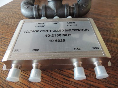 Voltage Controlled Multi Switch 4-Way Satellite 40-2150Mhz Model # 10-6025 NEW