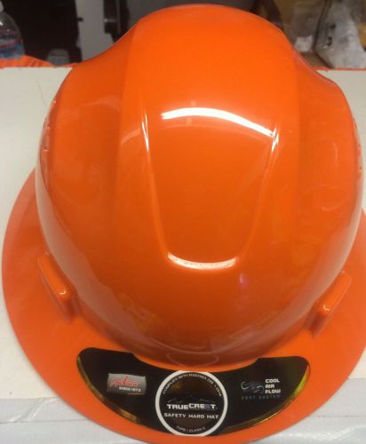 Orange Safety hard hat (cool Air Flow)