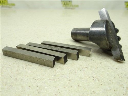 Nice! hss fly cutter w/ 5 hss 5/16&#034; tool bits for sale