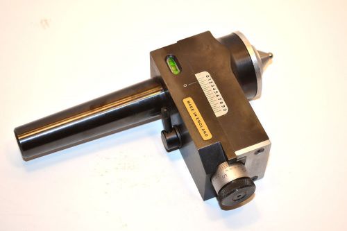 NOS Royal  BOWERS UK 3 Mt Live Center  Lathe TAPER TURNING ATTACHMENT #WL14.4.3
