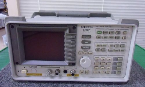 HP/Agilent 8591E Portable Spectrum Analyzer (opt. 001 004 021 119 301)