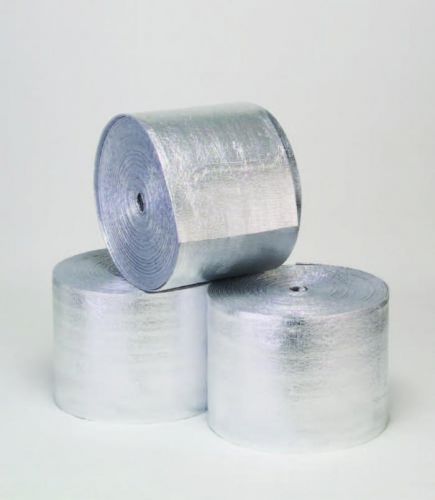 Supershield 48&#034; x 10&#039; reflective silver foam core pipe duct wrap insulation for sale