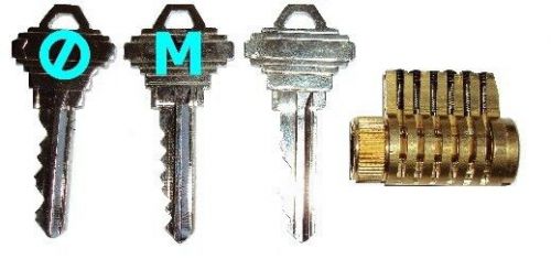 Practice lock, master keyed cutaway, locksmith, handy man, training for sale