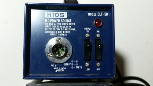 HIOS MODEL CLT - 50 ELECTRIC SCREWDRIVER