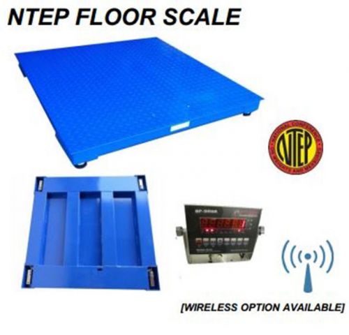 Optima op-916 floor scale ntep approved 3&#039; x 3&#039; 5000lb cap. free shipping!!! for sale