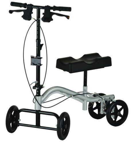 Turning Knee Walker, Silver, Free Shipping, No Tax, Item TKW-12