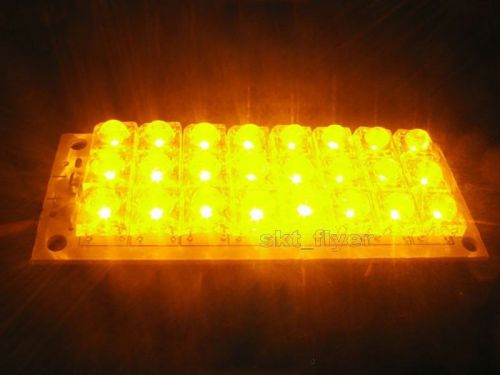 12V Yellow LED Lamp 24 Piranha LED Lights Mobile Panel Lighting Board
