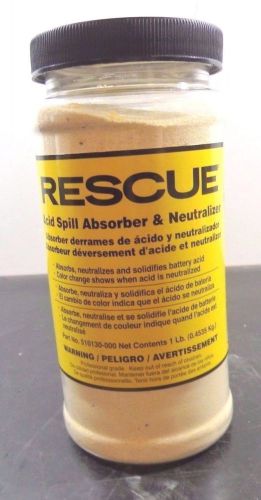 Rescue Acid Spill &amp; Neutralizer, QTY 8 Jars, 510130-000 |KO2|RL