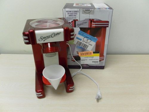 Nostalgia electric rsm-702 50&#039;s style snow cone maker -used- for sale