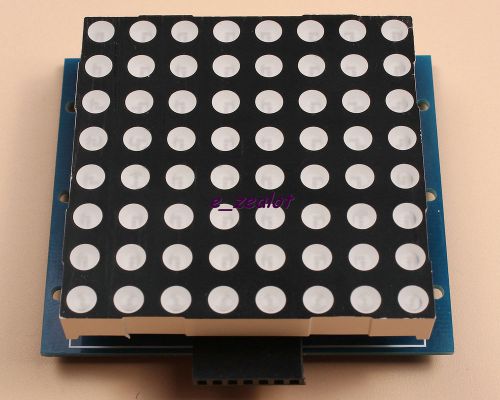 ICSH026A 8x8 LED Red Matrix Module Driver Board 60*60mm Cascade for Arduino
