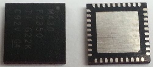 Lot 250 pcs, MSP430F2350IRHAT 16-bit MCU, 16KB Flash, 2048B RAM, Comparator