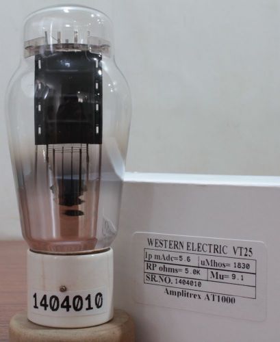 VT25 Western Electric White Ceramic Base Amplitrex1000Tested #1404010