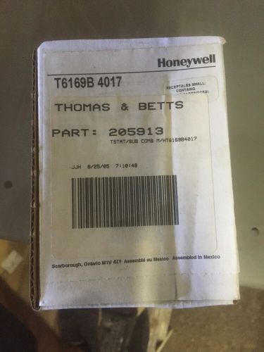 Honeywell Thermostat, Medium Duty Line Voltage - T6169B4017