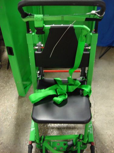 Stryker 6254 evacuation chair with storage cabinet and alarm for sale