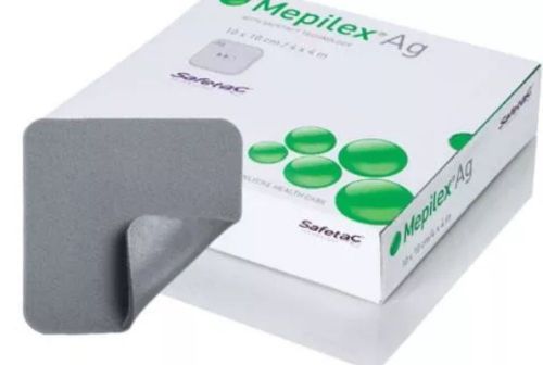 Mepilex Ag Foam 4 X 4.8&#034; Silver Dressing