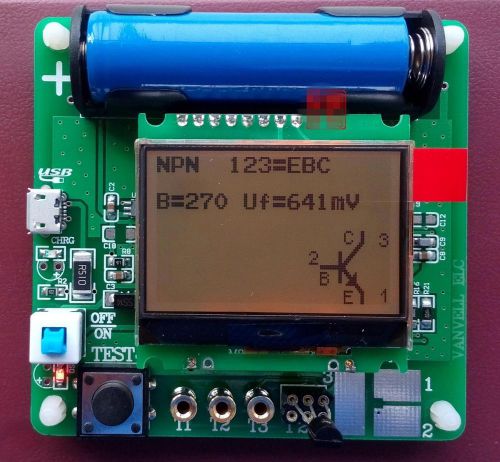 2015 newest esr meter digital m328 transistor tester diode triode inductor meter for sale