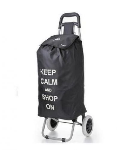 New shopping cart wheels storage bag grocery market store trolley portable for sale